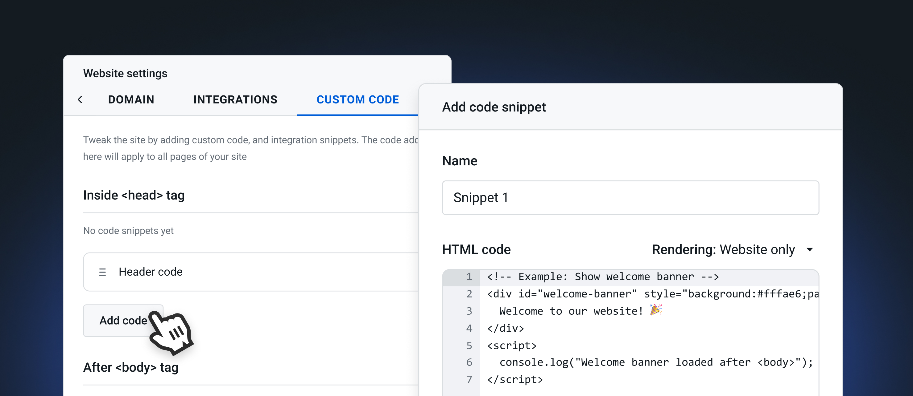 Custom code manager.jpg